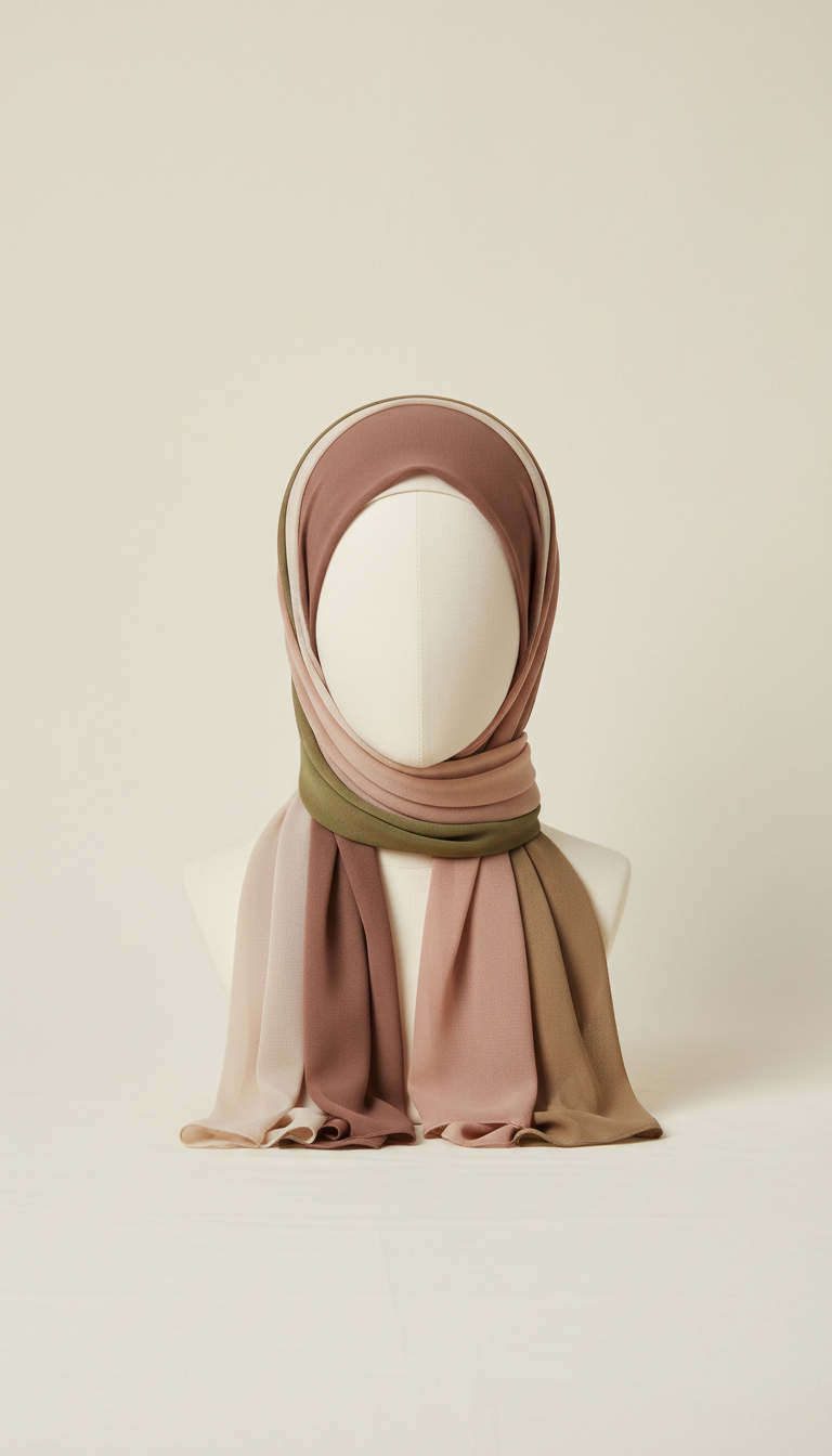 Cotton Hijab With Subtle Sheen