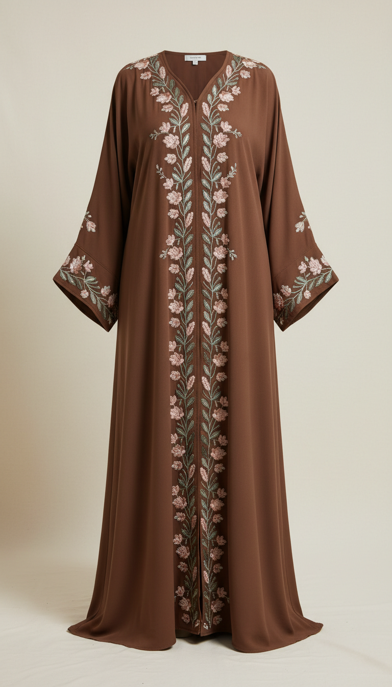 Chiffon Abaya With Flowing Silhouette