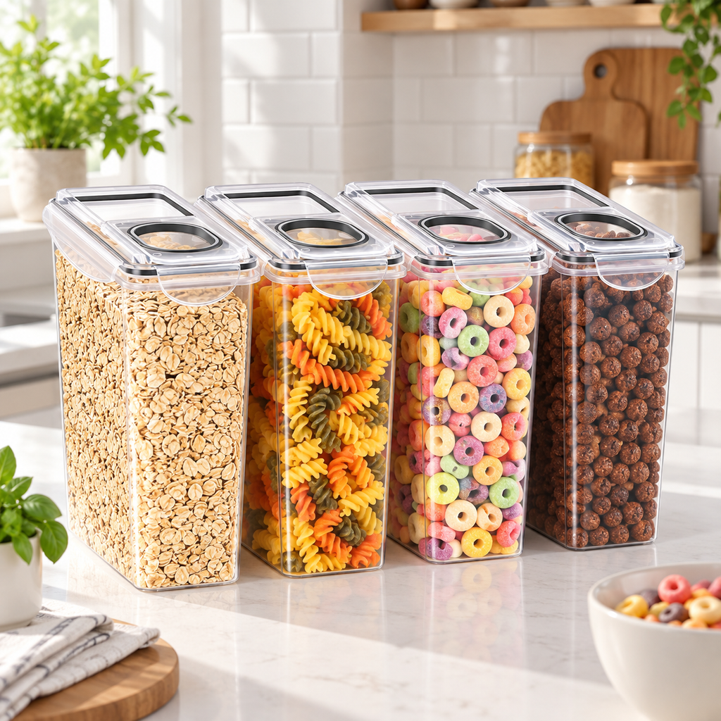 YASHE 3.7L Airtight Food Storage Containers – 2, 3, 4 or 6 Pack